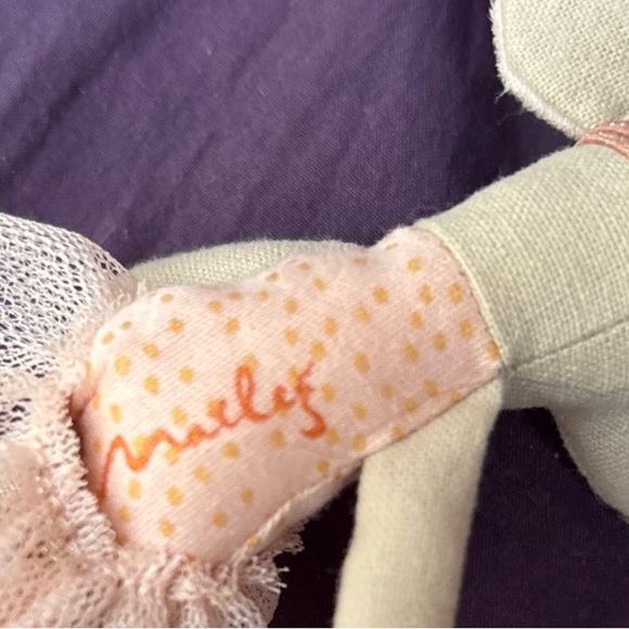 Maileg bundle LITTLE SISTER DANCE MOUSE Rose NWOT no daybed +3 tiny wire hangers - Picture 6 of 11